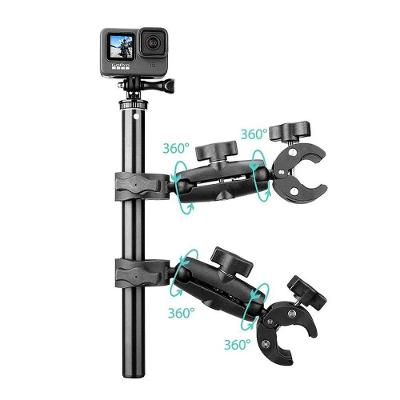 Duas Garras Articuláveis 360° + Bastão Invisível em Alumínio