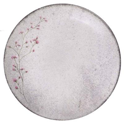 Prato Fundo De Porcelana Decorada Floralis 21cm 1un Tramontina
