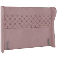 Cabeceira Cama Box King 195 Cm P05 Madrid Veludo Rosê - Lyam Decor - 1