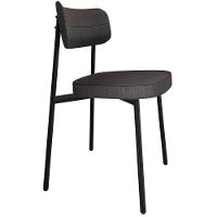 Kit 06 Cadeiras Estofada Para Sala De Jantar Astrid Preto C01 Linho Preto - Lyam Decor - 7