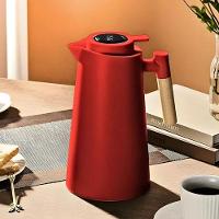 Garrafa Térmica Com Termômetro 1l Vermelho - 2