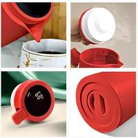 Garrafa Térmica Com Termômetro 1l Vermelho - 5