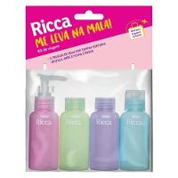 Ricca Conjunto Com 4 Frascos Para Viagem - 1