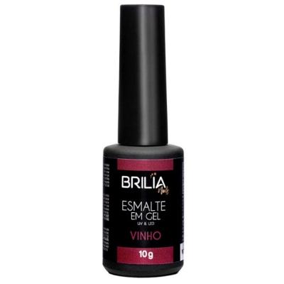Brilia Nail Esmalte Essencial Vinho 10g
