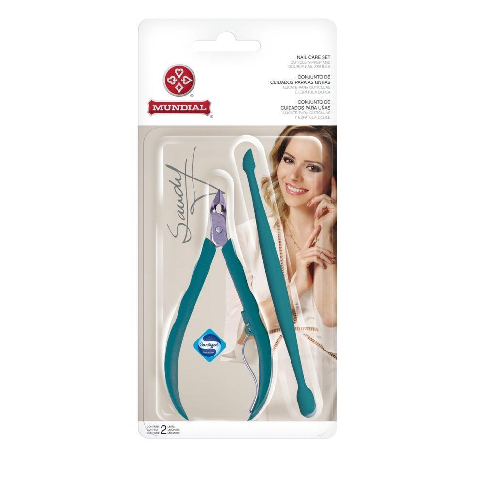 Mundial Cj Sandi Mi 756-s Alicate Cuticula E Espatula Dupla - 2