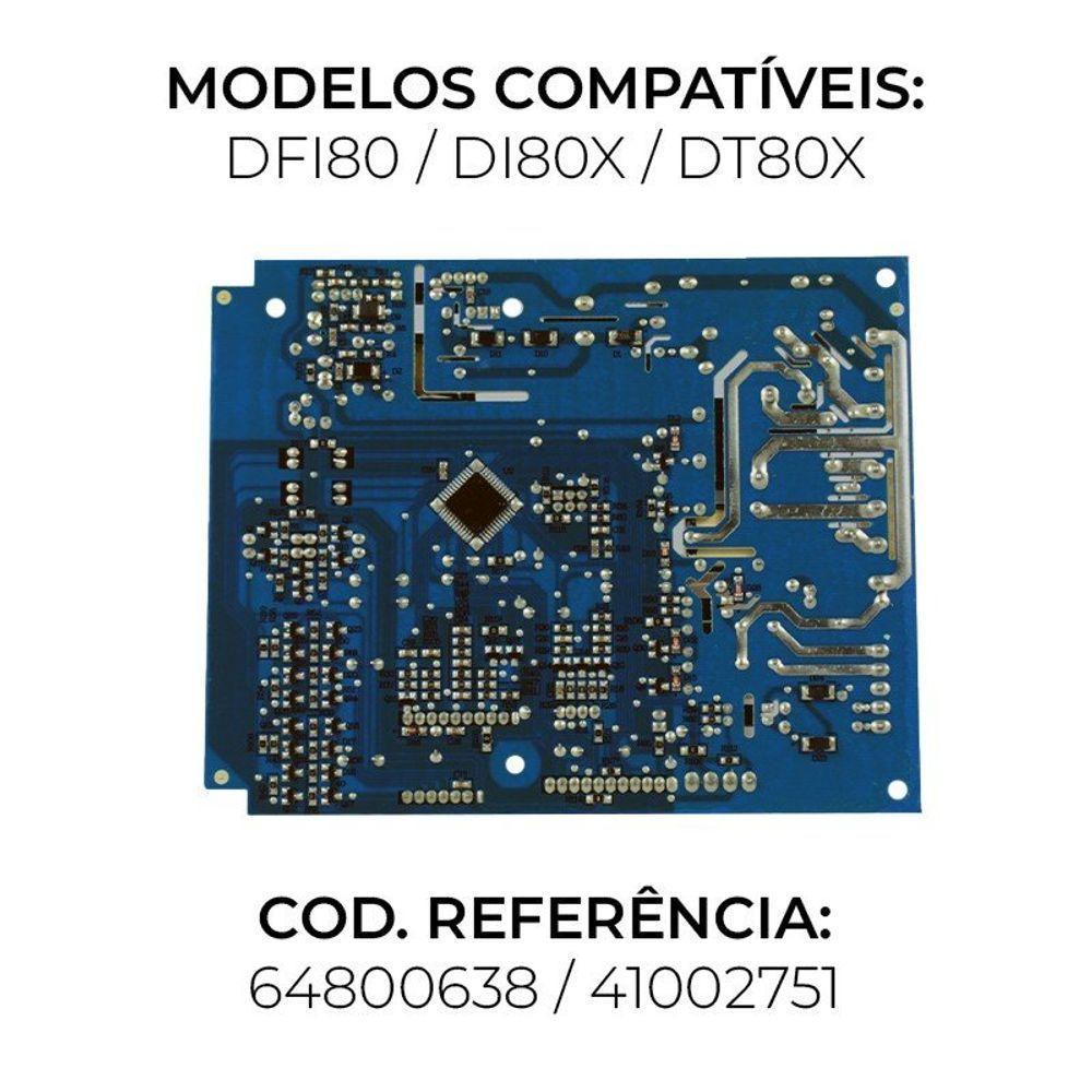 Placa Potencia Refrigerador Electrolux Di80x Dfi80 Bivolt 64800638 Original único - 2
