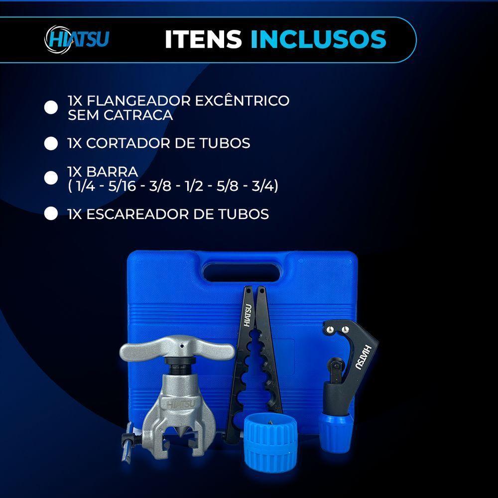 Kit Flangeador Excêntrico Com Limitador Sem Catraca Hiatsu Ct-806a-l - 2