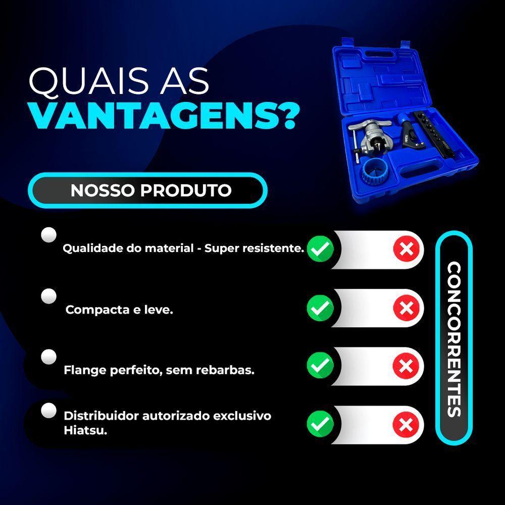 Kit Flangeador Excêntrico Com Limitador Sem Catraca Hiatsu Ct-806a-l - 6