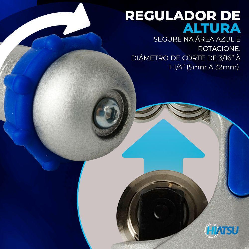 Cortador De Tubos De Cobre 3-16 A 1 1-4" Premium Hiatsu único - 5