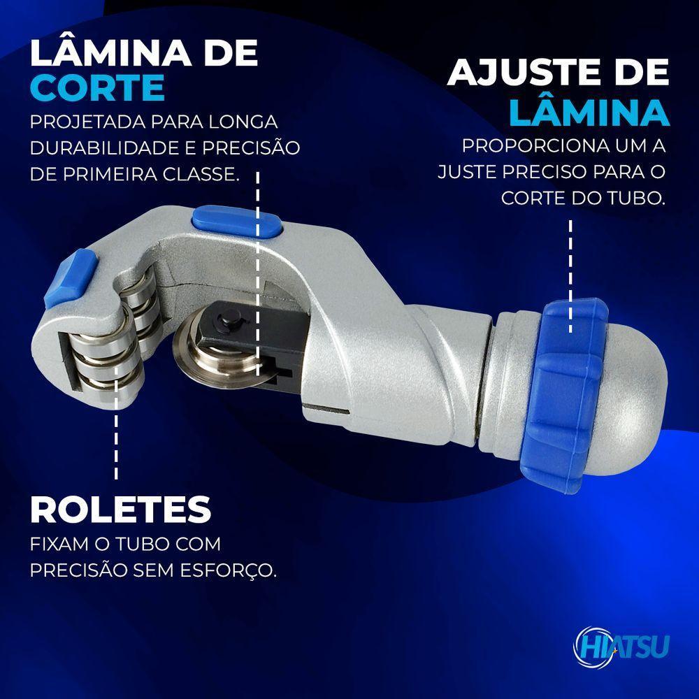 Cortador De Tubos De Cobre 3-16 A 1 1-4" Premium Hiatsu único - 10