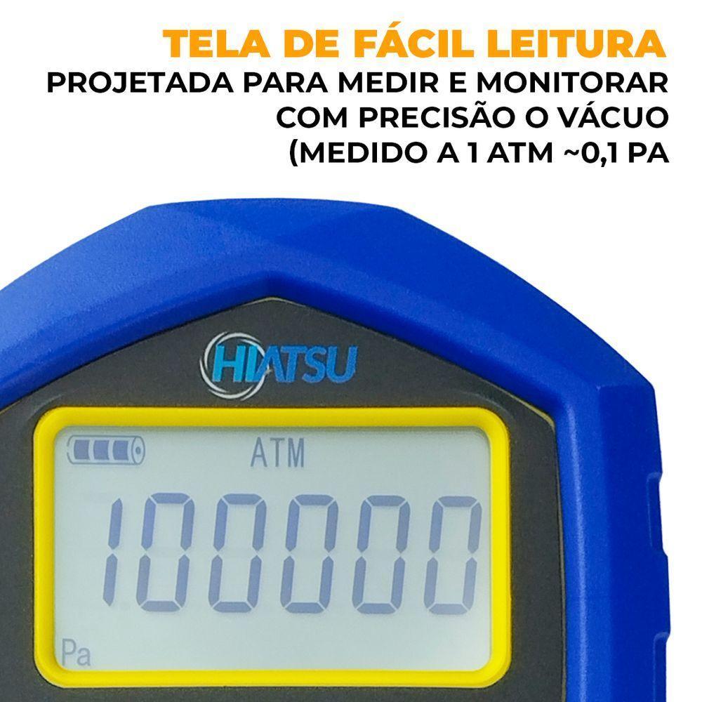 Vacuômetro Digital Hiatsu Com Maleta Vmh-75 único - 5