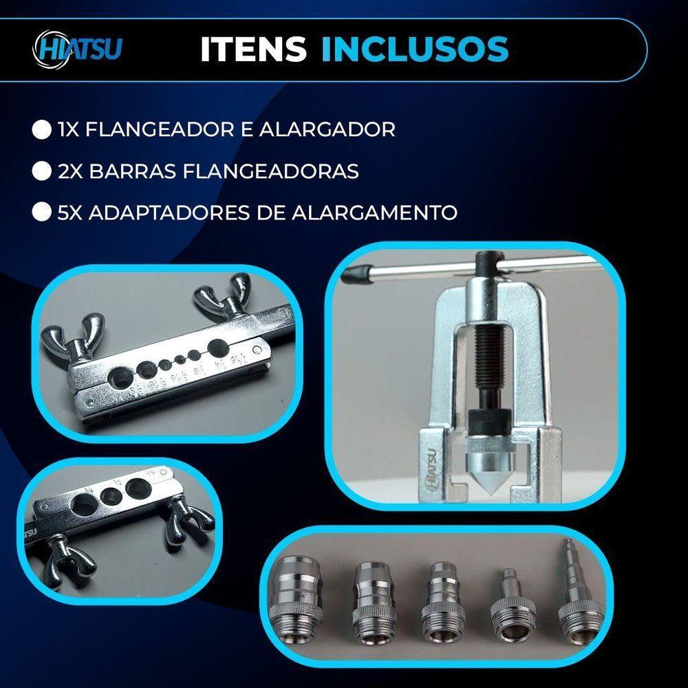 Kit Flangeador De Tubos Com Alargador 3-16 - 3-4 Ct-275 Hiatsu - 2
