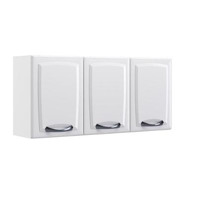 Armário Aéreo De Cozinha Branco 3 Portas New Premium