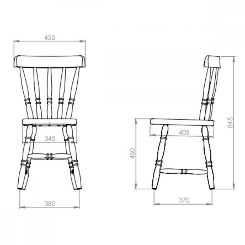 Mesa De Jantar Com 4 Cadeiras Piratini Mel Viero Mel - 4