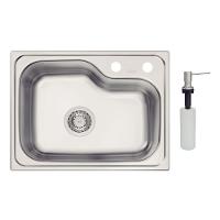 Cuba Tramontina Morgana Compact 48 Fx Aço Inox Acetinado 55x42 Cm Com Dosador De Sabão - 1