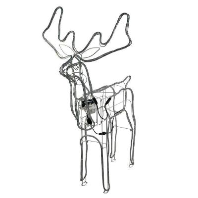 Armação Rena Macho De Led Com Movimento Grande110v