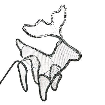 Armação De Rena Com Trenó Natalina Led 127v