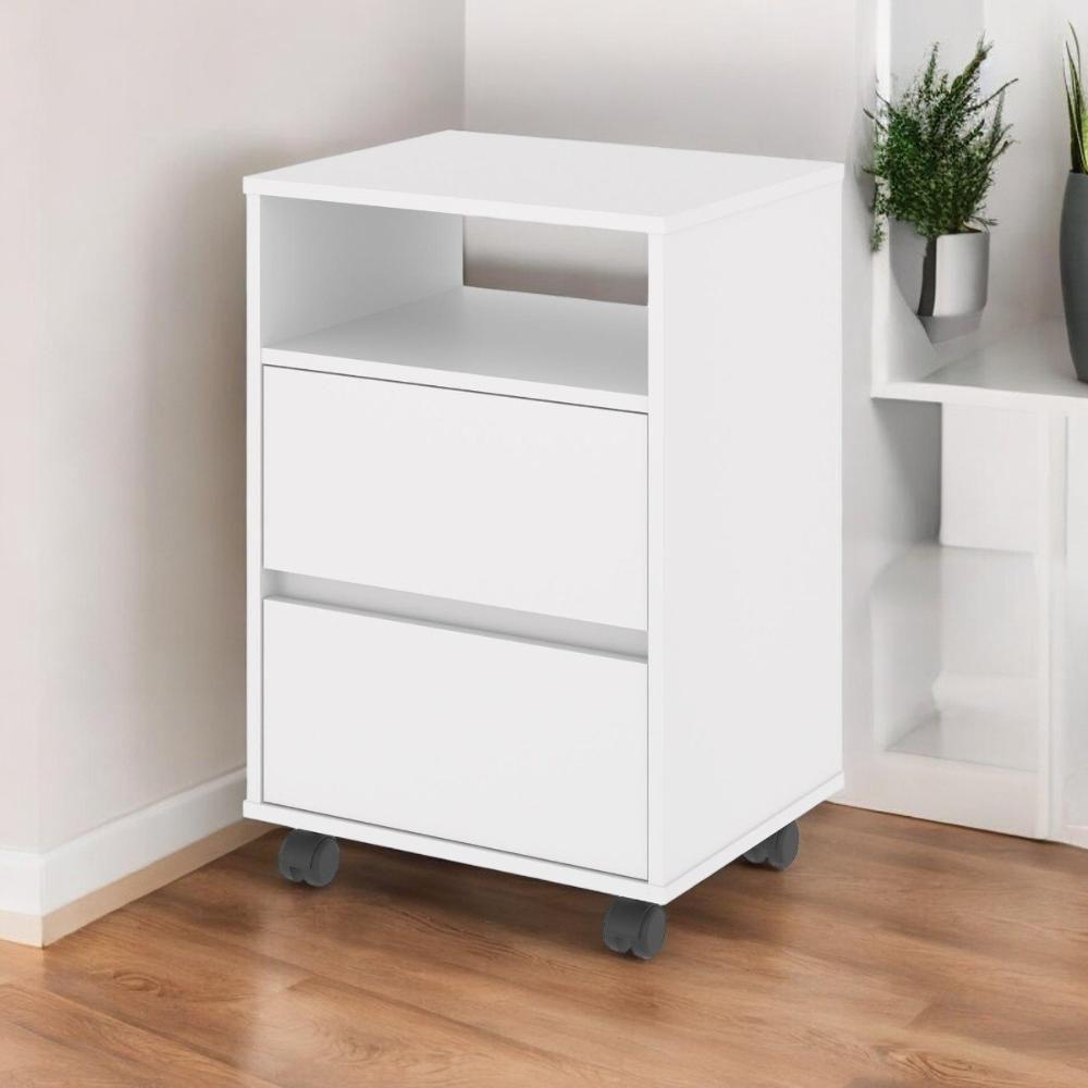 Gaveteiro Fox Com Rodízios Branco - 2