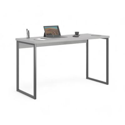 Mesa Home Office Retangular Industriale Industrial em Aço 120 cm Cinza para Computador
