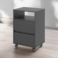 Gaveteiro Fox Com Rodízios Preto - 2