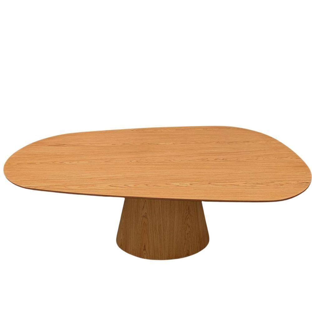 Mesa De Jantar Cone Oval Orgânica 244x137 Cm Freijó - 2