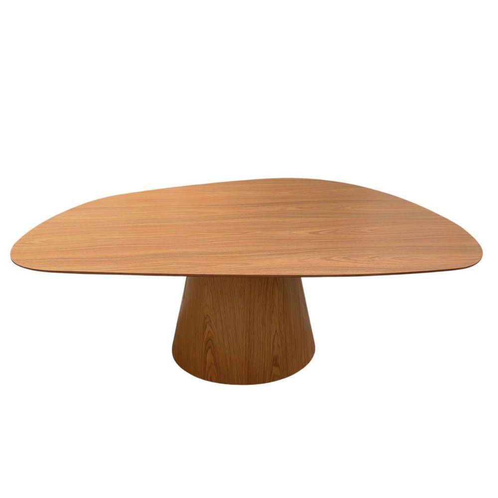 Mesa De Jantar Cone Oval Orgânica 180x100 Cm Freijó - 1
