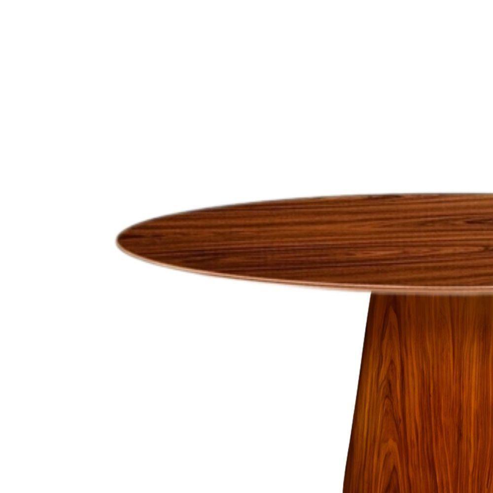 Mesa De Jantar Cone Oval 137x90 Cm Madeira Pau Ferro - 3