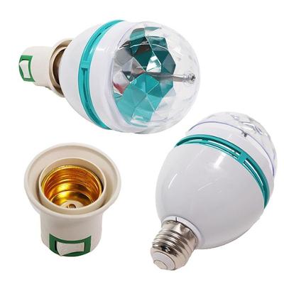 Lâmpada De Luz Rgb Giratória Para Festa Bar Palco Bivolt Led Econômico