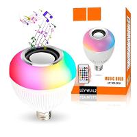 Lâmpada Led Rgb Musical Bulb Com Caixa De Som Bluetooth Controle De Luz E Som