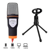 Microfone De Estúdio Sf-666 Condensador Com Tripé E Fio De 2m Para Gravação E Vlog - 3