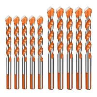 Broca De Torção Triangular Fura Tudo 6mm 8mm Kit 10 Unidades - 1