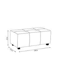 Puff Decorativo Merlin Sala De Estar Couro Caramelo Manchado G88 - Gran Belo - 7