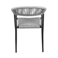 Cadeira área Externa De Alumínio Carmy Com Corda Naútica Preto/grafite G56 - Gran Belo - 6