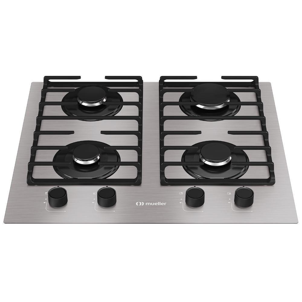 Cooktop Mueller 4 Bocas De Alumínio 59cm Com Grade Dupla MCG4BL Bivolt - 2
