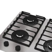 Cooktop Mueller 4 Bocas De Alumínio 59cm Com Grade Dupla MCG4BL Bivolt