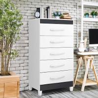 Gaveteiro 5 Gavetas Branco Titanium Quadriflex Emerald Shop Jm - 1