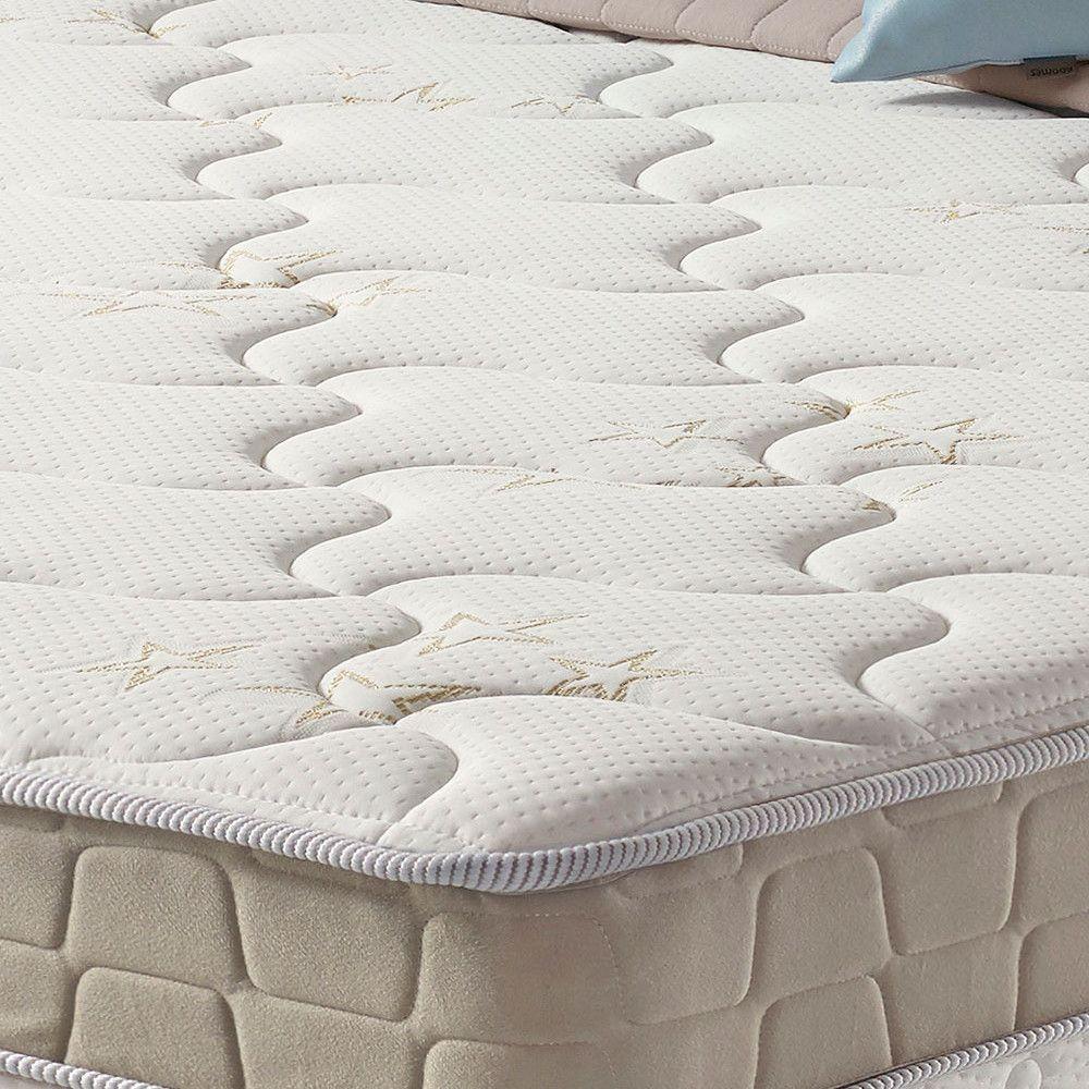 Cama Box King Preto + Colchão Molas Houston Pillow Inn 193cm - 4