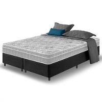Cama Box King Preto + Colchão Hanover Orthopedic 193cm - 1