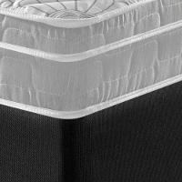 Cama Box King Preto + Colchão Hanover Orthopedic 193cm - 8