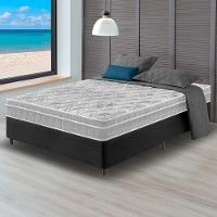 Cama Box Viúva Preto + Colchão Hanover Orthopedic 128cm - 5