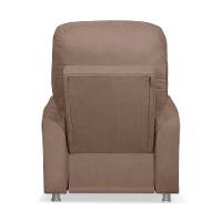 Poltrona Do Papai Reclinável Confortável Com Fibra Siliconada Capuccino Capuccino - 3