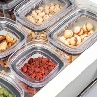 Conjunto De Potes Herméticos 650 Ml 4 Peças Block Retangular Transparente Ou - 3