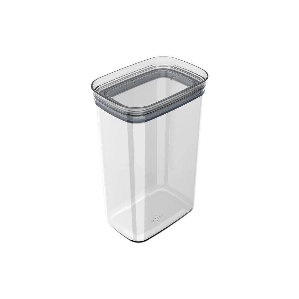 Conjunto De Potes Herméticos 2,3 L 4 Peças Block Retangular Transparente Ou - 4
