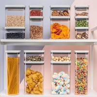 Conjunto De Potes Herméticos 2,3 L 4 Peças Block Retangular Transparente Ou - 2