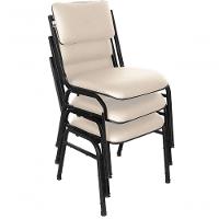 Kit Com 3 Cadeiras Para Auditórios Linha Hotel Smart Bege - 2