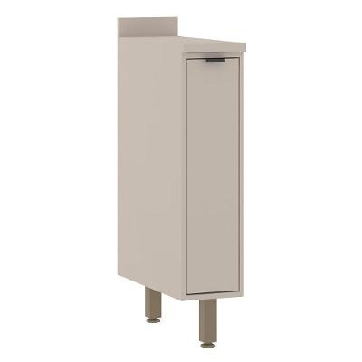 Balcão 20cm 1 Porta Com Tampo Luciane Móveis Cinammon