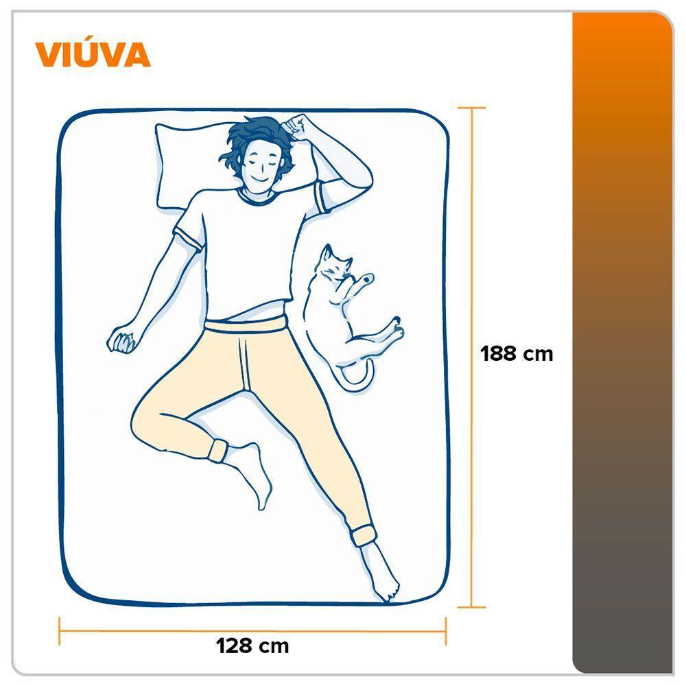 Colchão Viúva Hanover Orthopedic Espuma D33 128x188x24cm Cinza - 4