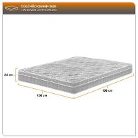 Colchão Queen Size Hanover Orthopedic D33 158x198x24cm Zidi Cinza - 5