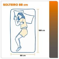 Colchão Solteiro Hanover Orthopedic Espuma D33 88x188x24cm Cinza - 2