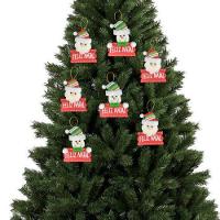 Kit Carinha Papai Noel E Boneco De Neve Placa Feliz Natal Pelúcia 12cm 6 Unidades - Master Christmas - 3